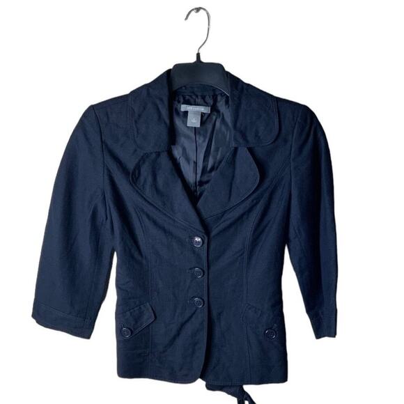 Ann Taylor Jackets & Blazers - Ann Taylor Blazer Womens 6 Long Sleeve Single Breasted Notched Lapel Office Wear